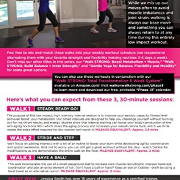 NEW BURN FAT & HAVE FUN DVD WALK STRONG - Picture 5 of 6